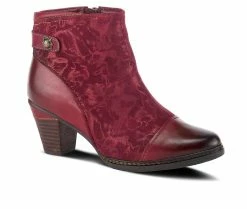 Top 10 🎁 Women's L'Artiste So Cute Booties Bordeaux 🧨 -Journee shop 2 818