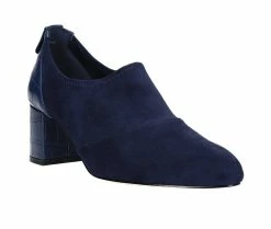 Deals ⌛ Women's Bella Vita Caraway Booties Navy Suedette ⭐ -Journee shop 2 823
