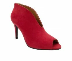Best deal β Women's Ellen Tracy Alssa Peep Toe Booties Red π 8 Best deal β Women's Ellen Tracy Alssa Peep Toe Booties Red π -Journee shop 2 836