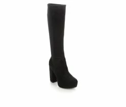 Promo 🥰 Women's Y-Not Legal Knee High 🥾 Boots Black 😉 -Journee shop 2 86
