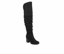 Best Sale ❤️ Women's Journee Collection Kaison Over-The-Knee 🥾 Boots Black 🎉 -Journee shop 2 884
