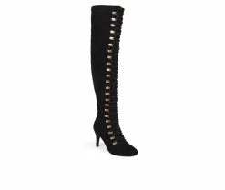 Wholesale ✨ Women's Journee Collection Trill Over-The-Knee 🥾 Boots Black 🥰 -Journee shop 2 885