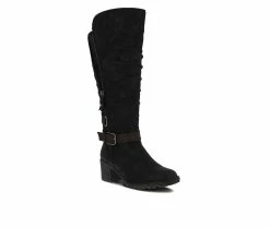 Deals ❤️ Women's SPRING STEP Gemisola Knee High 🥾 Boots Black 🔔 -Journee shop 2 893