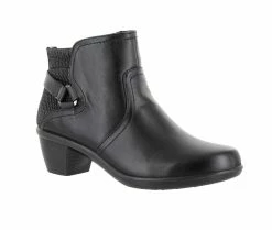 Flash Sale 😍 Women's Easy Street Dawnta Booties Black Pleated ❤️ -Journee shop 2 898