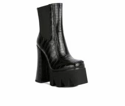 Buy 😀 Women's London Rag Bounty Booties Black 😀 -Journee shop 2 916