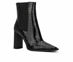 Cheapest 🌟 Women's Gabrielle Union Darla Heeled Chelsea 🥾 Boots Black 🤩 -Journee shop 2 951