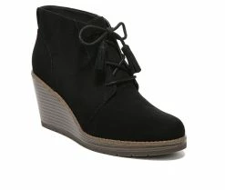 Top 10 🎉 Women's Dr. Scholls One Love Wedge Booties Black 🤩 -Journee shop 2 96