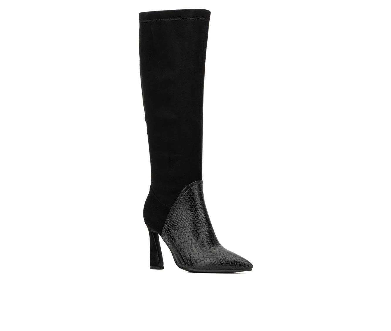 Hot Sale π Women's Torgeis Mia Knee High Heeled π₯Ύ Boots Black π 3 Hot Sale π Women's Torgeis Mia Knee High Heeled π₯Ύ Boots Black π - Image 3