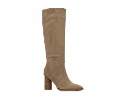 Best Pirce ✔️ Women's Torgeis Treasure Knee High Heeled 🥾 Boots Camel 🎁 -Journee shop 2 979