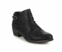 Budget ✨ Women's Sugar Tali Booties Black 🎁 -Journee shop 2 983