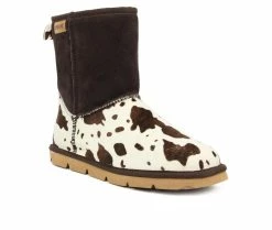 Cheap 💯 Women's Superlamb Turano 7.5 Inch Winter 🥾 Boots Chocolate Cow 👏 -Journee shop 2 995