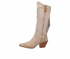 Discount 😍 Women's Dingo Boot Tahoe Cowboy 🥾 Boots Natural ⭐ -Journee shop 3 1025