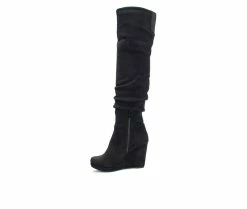 Flash Sale ⌛ Women's Chinese Laundry Larisa Over-The-Knee 🥾 Boots Black 😉 -Journee shop 3 105