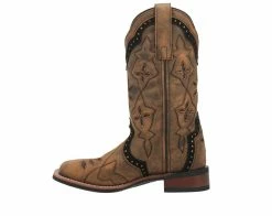 Outlet 💯 Women's Laredo Western 🥾 Boots Bouquet Western 🥾 Boots Honey 🎉 -Journee shop 3 1084