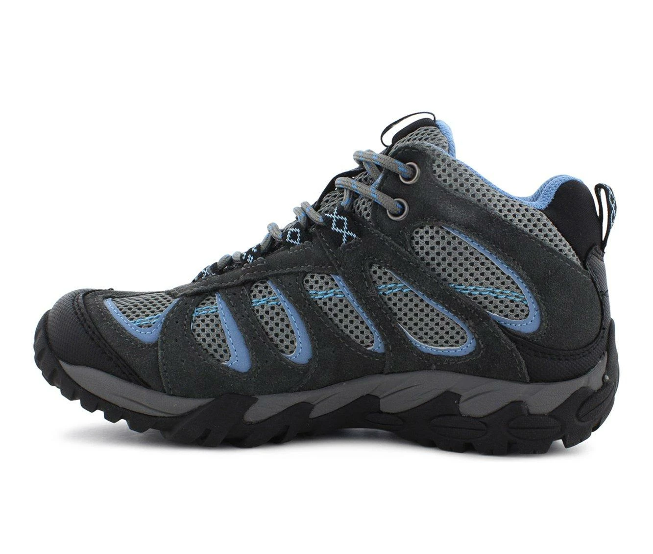 Outlet π Women's Pacific Mountain Moraine Mid Hiking π₯Ύ Boots Grey/ Blue π 4 Outlet π Women's Pacific Mountain Moraine Mid Hiking π₯Ύ Boots Grey/ Blue π - Image 4