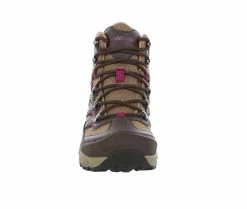 Buy 🎁 Women's Northside Croswell Mid Waterproof Hiking 🥾 Boots Brown/Wine 🧨 -Journee shop 3 1126