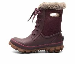 Promo 👏 Women's Bogs Footwear 👩 Womens Arcata Faded Winter 🥾 Boots Wine 😀 -Journee shop 3 1142