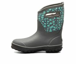 Hot Sale ⌛ Women's Bogs Footwear Classic Mid Animal Winter 🥾 Boots Gray Multi 🥰 -Journee shop 3 1143