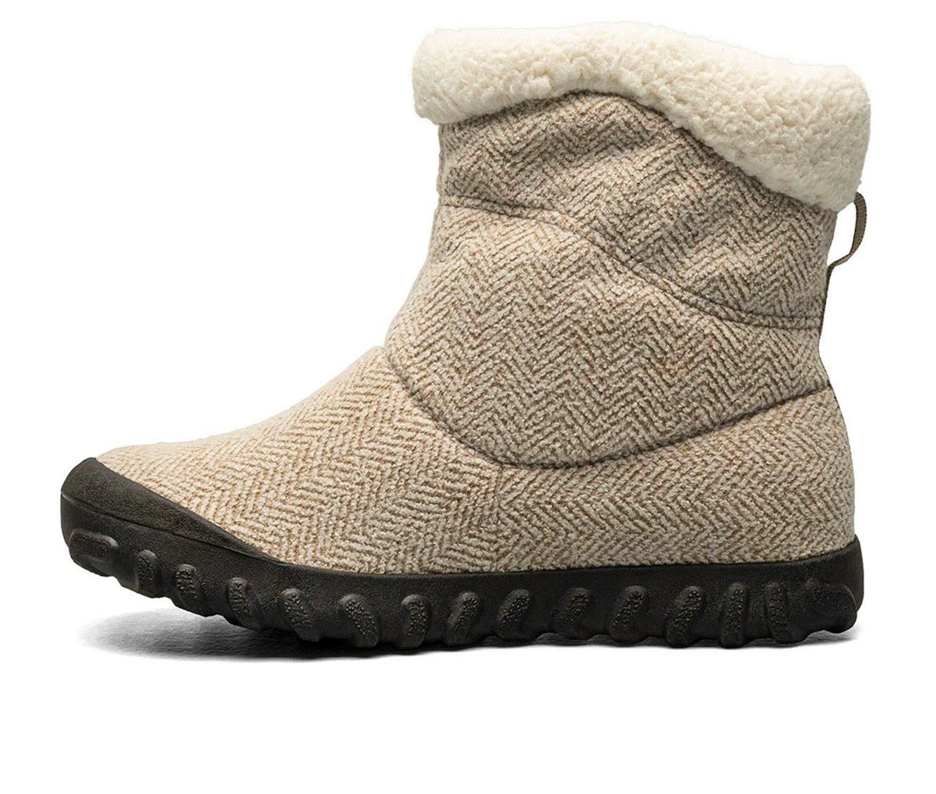 Outlet π₯ Women's Bogs Footwear B Moc II Cozy Chevron Winter π₯Ύ Boots Taupe π 4 Outlet π₯ Women's Bogs Footwear B Moc II Cozy Chevron Winter π₯Ύ Boots Taupe π - Image 4