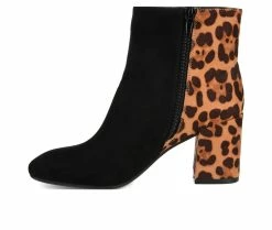 Best Pirce ⌛ Women's Journee Collection Sarah Booties Black 🤩 -Journee shop 3 115