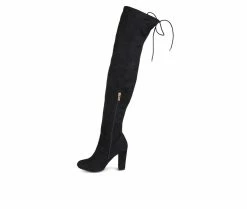Wholesale 🎁 Women's Journee Collection Maya Over-The-Knee 🥾 Boots Black 😍 -Journee shop 3 116