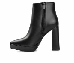Buy 𧨠Women's Journee Collection Marnnie Heeled Platform Booties Black π― 9 Buy 𧨠Women's Journee Collection Marnnie Heeled Platform Booties Black π― -Journee shop 3 126