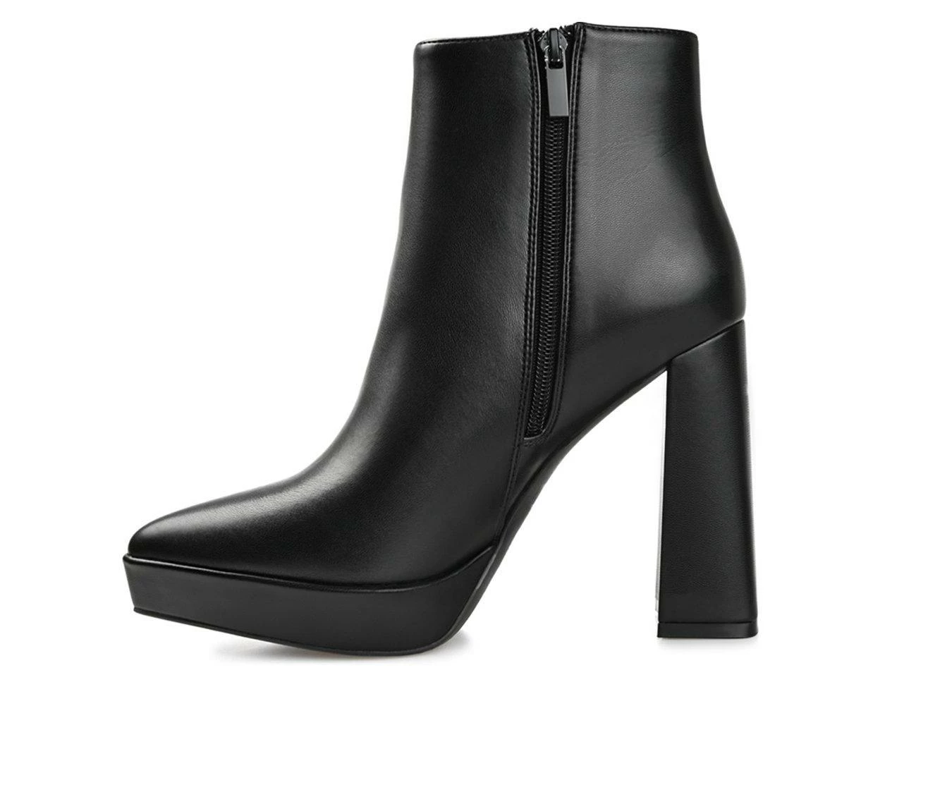 Buy 𧨠Women's Journee Collection Marnnie Heeled Platform Booties Black π― 4 Buy 𧨠Women's Journee Collection Marnnie Heeled Platform Booties Black π― - Image 4