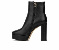 Coupon 🛒 Women's Gabrielle Union Janna Heeled Chelsea Booties Black 🤩 -Journee shop 3 132