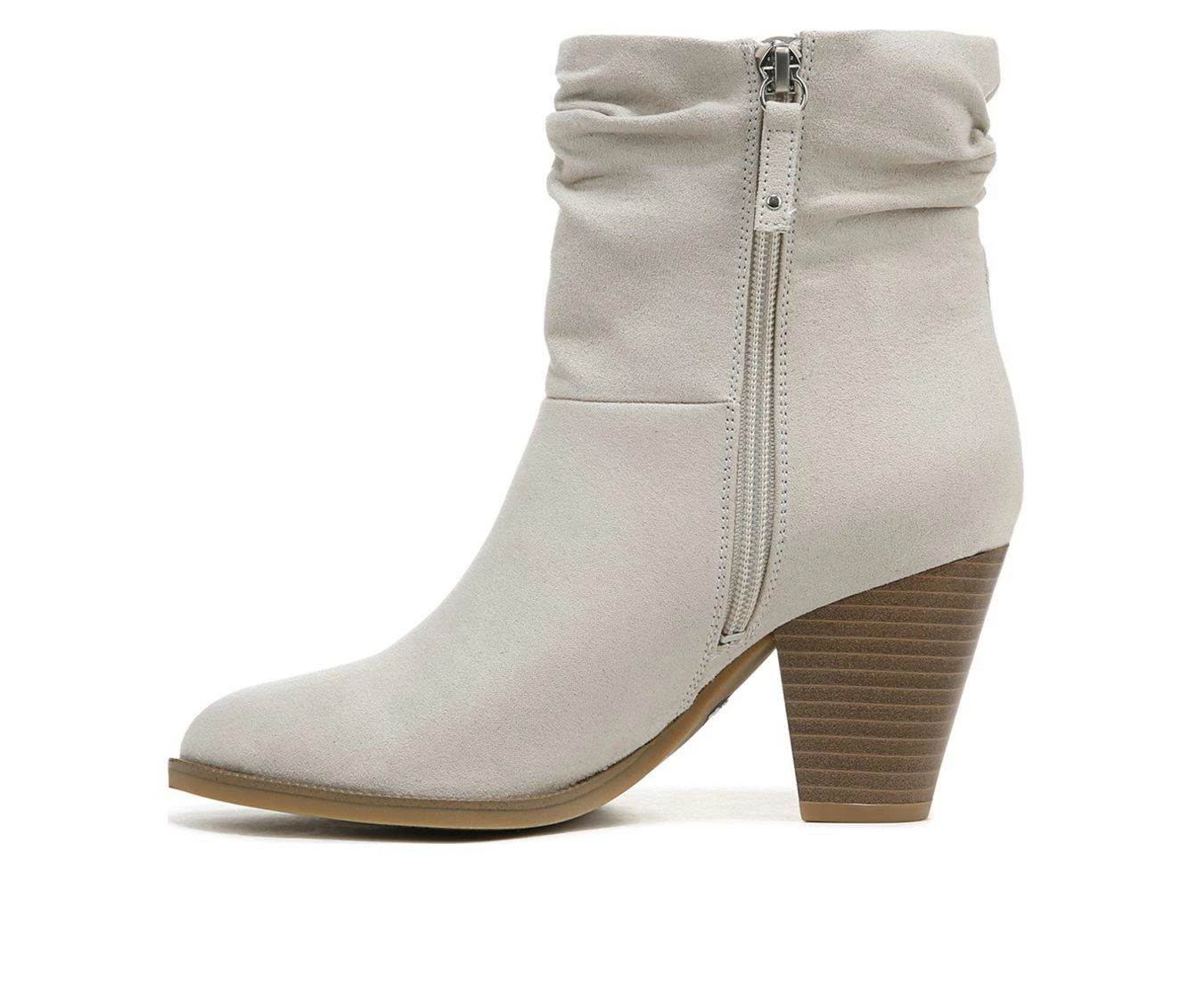 Wholesale ✨ Women's Dr. Scholls Kall Me Heeled Mid Calf Booties Oyster ⌛ 4 Wholesale ✨ Women's Dr. Scholls Kall Me Heeled Mid Calf Booties Oyster ⌛ - Image 4