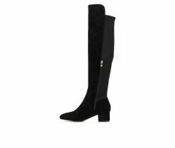 Wholesale 🧨 Women's New York And Company Florence Knee High 🥾 Boots Black 💯 -Journee shop 3 146