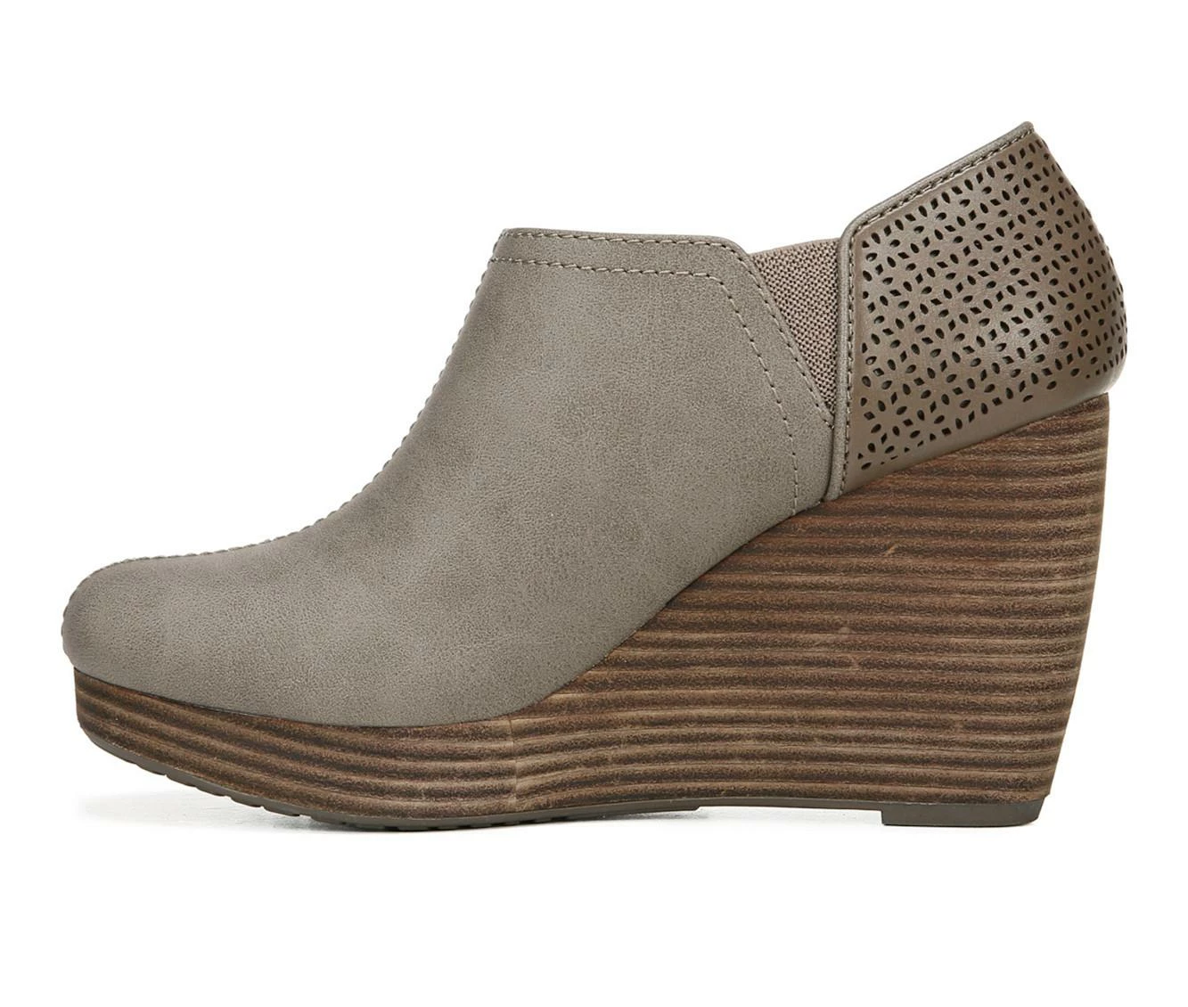 Hot Sale π― Women's Dr. Scholls Harlow Wedge Booties Taupe Synthetic π€© 4 Hot Sale π― Women's Dr. Scholls Harlow Wedge Booties Taupe Synthetic π€© - Image 4