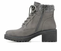 Deals ✔️ Women's Cliffs By White Mountain Balance Lace Up Booties Grey/Nubuck ✨ 9 Deals ✔️ Women's Cliffs By White Mountain Balance Lace Up Booties Grey/Nubuck ✨ -Journee shop 3 165