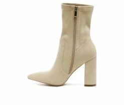 Promo π₯° Women's London Rag Zahara Block Heel Ankle π₯Ύ Boots Beige π 9 Promo π₯° Women's London Rag Zahara Block Heel Ankle π₯Ύ Boots Beige π -Journee shop 3 190