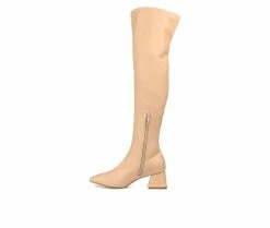 Hot Sale 🔥 Women's Journee Collection Melika Over-The-Knee 🥾 Boots Tan ❤️ -Journee shop 3 193