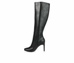 Best Pirce 😉 Women's Journee Collection Glenda Extra Wide Calf Knee High 🥾 Boots Black 🥰 -Journee shop 3 203