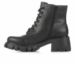 Cheapest 😉 Women's MIA Reni Lugged 🥾 Boots Black 👏 -Journee shop 3 207