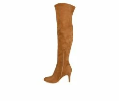 Cheapest 😉 Women's Journee Collection Abie Extra Wide Calf Knee High 🥾 Boots Tan 😍 -Journee shop 3 210