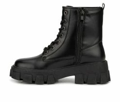 Brand new π Women's Olivia Miller Alexa Platform Combat π₯Ύ Boots Black π― 9 Brand new π Women's Olivia Miller Alexa Platform Combat π₯Ύ Boots Black π― -Journee shop 3 220