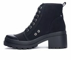 Buy 🛒 Women's Chinese Laundry Bunny Lace-Up 🥾 Boots Black 🥰 -Journee shop 3 227