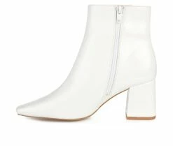 Brand new 🎁 Women's Journee Collection Haylinn Booties White ⌛ -Journee shop 3 233