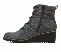 Best Pirce 🔥 Women's LifeStride Zone Wedge Booties Grey Multi ⌛ -Journee shop 3 234