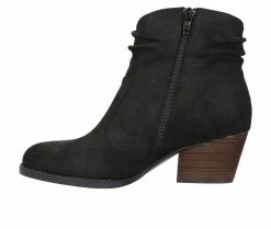 Discount 😉 Women's Bella Vita Helena Western Booties Black ⌛ -Journee shop 3 235