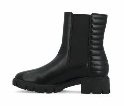 Buy 🎉 Women's Journee Collection Tatiana Chelsea Booties Black 🧨 -Journee shop 3 259