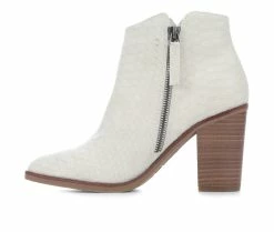 Budget ❤️ Women's MIA Barby Western 🥾 Boots Ivory Python 🤩 -Journee shop 3 26