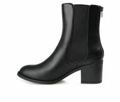 Discount π Women's Journee Collection Tayshia Block Heel Chelsea Booties Black β€οΈ 9 Discount π Women's Journee Collection Tayshia Block Heel Chelsea Booties Black β€οΈ -Journee shop 3 262