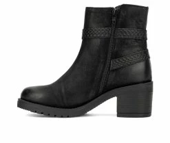 Promo 🔔 Women's Vintage Foundry Co Madison Heeled Booties Black 🧨 -Journee shop 3 278