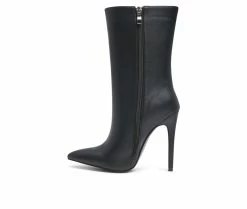 Hot Sale 👏 Women's London Rag Micah Stiletto 🥾 Boots Black 🔥 -Journee shop 3 281