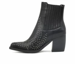 Best reviews of 👏 Women's London Rag Hilda Heeled Booties Black 😀 -Journee shop 3 284