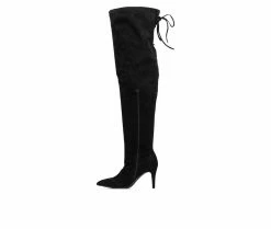 Budget π₯° Women's Fashion To Figure Larissa XWC Over The Knee Heeled π₯Ύ Boots Black Wide 𧨠9 Budget π₯° Women's Fashion To Figure Larissa XWC Over The Knee Heeled π₯Ύ Boots Black Wide 𧨠-Journee shop 3 286