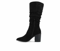 Best reviews of 👍 Women's Journee Collection Hartly Mid Calf Western Inspired Boot Black 😍 -Journee shop 3 291